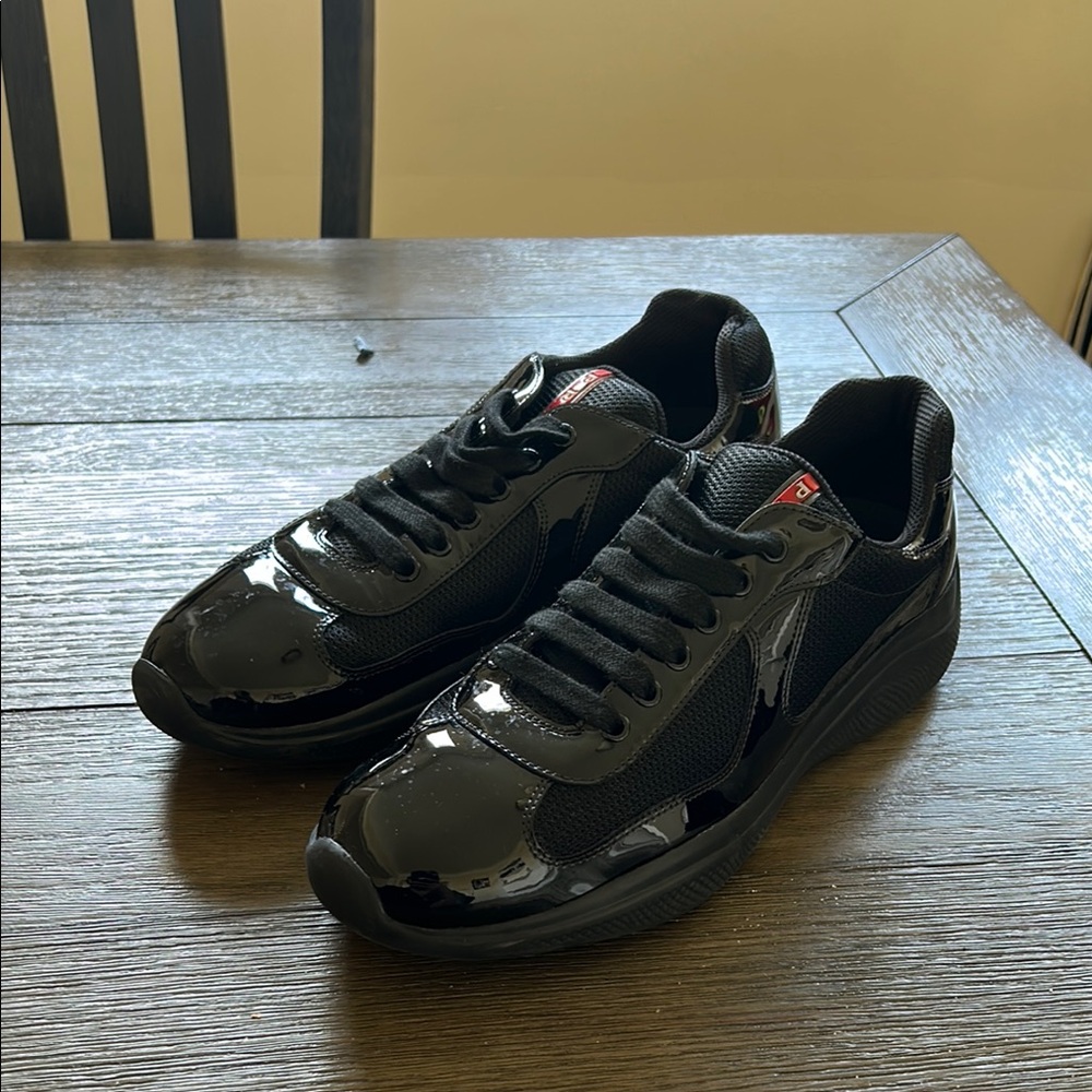 Prada Men's Black Sneakers - Picture 2 of 4